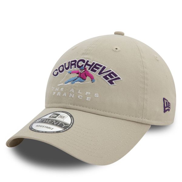 New Era Шапка с козирка New Era Washed Courchevel Ski 9TWENTY 60580869 Бежов