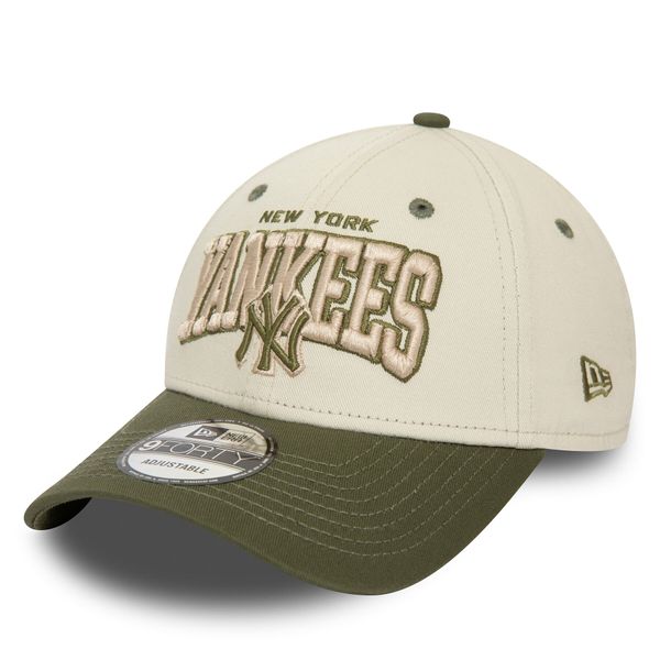 New Era Шапка с козирка New Era White Crown 940 Nyy 60435040 Екрю