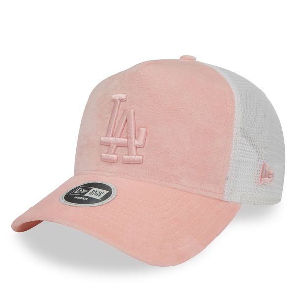 New Era Шапка с козирка New Era Wmns Velour Trucker La Dodgers 60435011 Розов