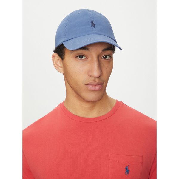 Polo Ralph Lauren Шапка с козирка Polo Ralph Lauren Chino Ball Cap 710667709148 Син