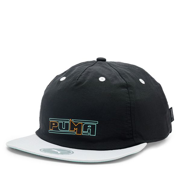 Puma Шапка с козирка Puma SWxP Relaxed Flatbrim Cap 024383 Black 01