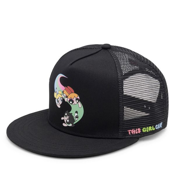 Sprandi Шапка с козирка Sprandi ACCCS-AW23-100WBPPG Черен