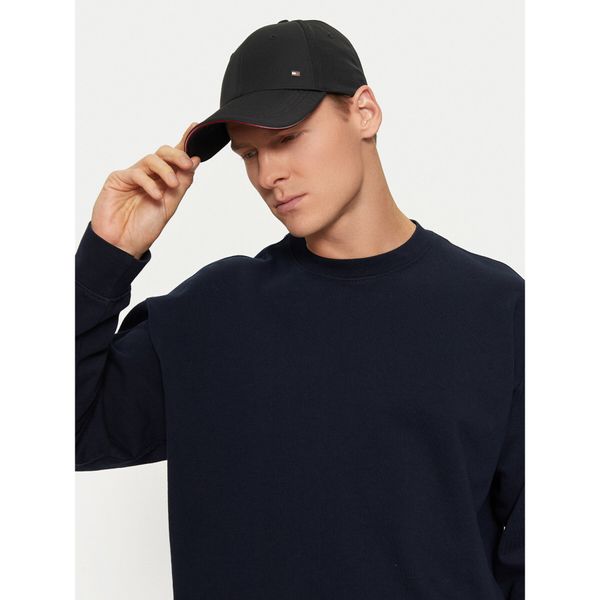 Tommy Hilfiger Шапка с козирка Tommy Hilfiger Corp 6 Panel AM0AM13336 Черен
