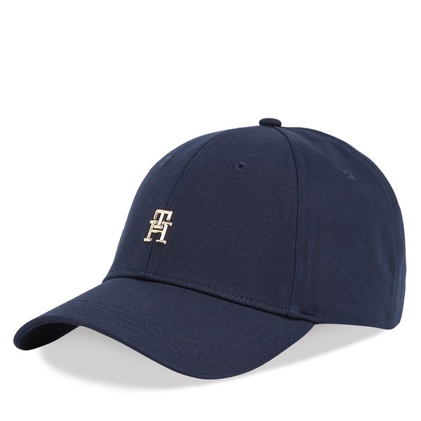 Tommy Hilfiger Шапка с козирка Tommy Hilfiger Elevated Chic Cap AW0AW17128 Тъмносин
