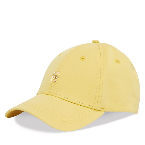 Tommy Hilfiger Шапка с козирка Tommy Hilfiger Elevated Chic Cap AW0AW17128 Жълт