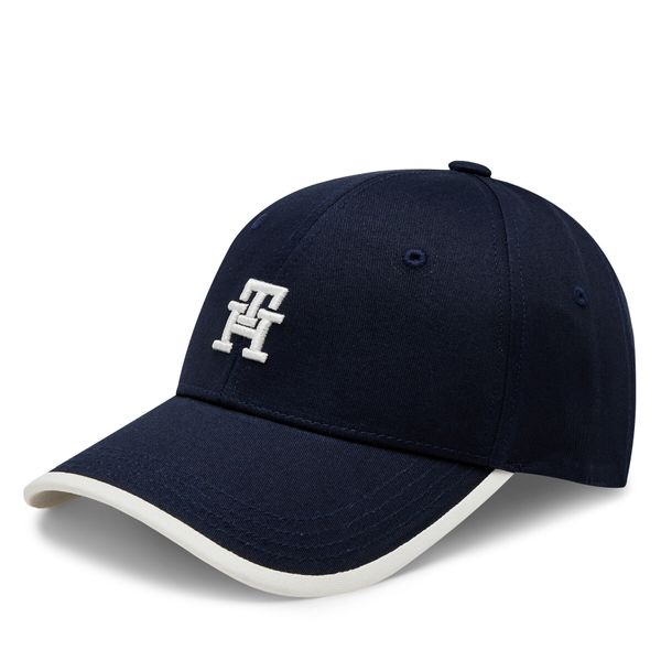 Tommy Hilfiger Шапка с козирка Tommy Hilfiger Essential Chic Cap AW0AW15772 Space Blue DW6