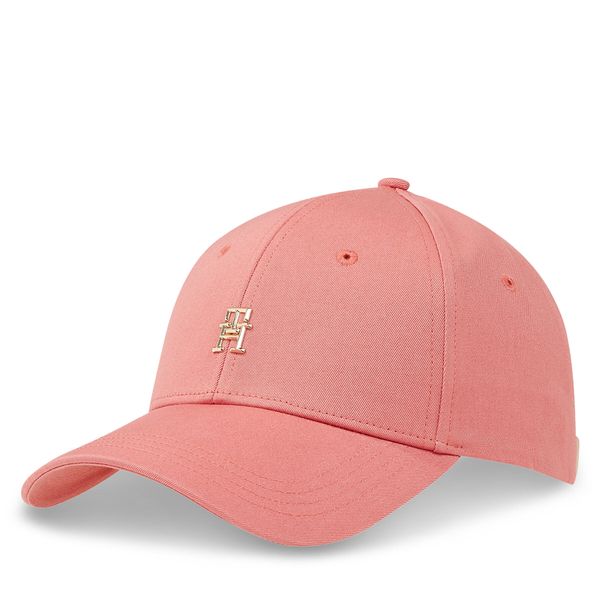 Tommy Hilfiger Шапка с козирка Tommy Hilfiger Essential Chic Cap AW0AW15772 Teaberry Blossom TJ5