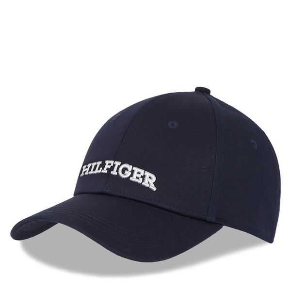 Tommy Hilfiger Шапка с козирка Tommy Hilfiger Hilfiger Prep Cap AW0AW16040 Space Blue DW6