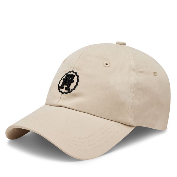 Tommy Hilfiger Шапка с козирка Tommy Hilfiger Spring Chic Cap AW0AW15775 White Clay AES