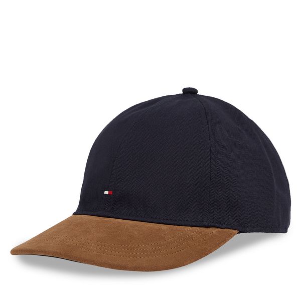 Tommy Hilfiger Шапка с козирка Tommy Hilfiger Th Flag Herringbone 6 Panel Cap AM0AM13385 Тъмносин