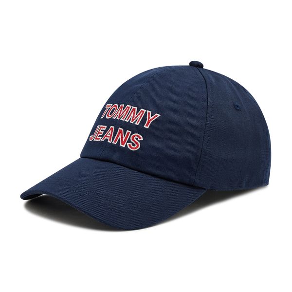 Tommy Jeans Шапка с козирка Tommy Jeans Graphic Cap AW0AW10191 Тъмносин