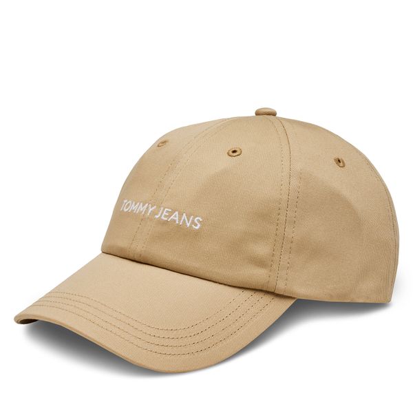 Tommy Jeans Шапка с козирка Tommy Jeans Tjm Linear Logo Cap AM0AM12024 Tawny Sand AB0