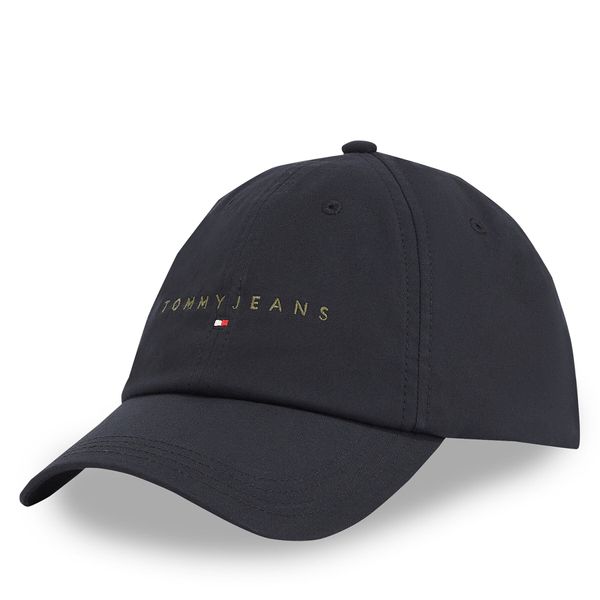 Tommy Jeans Шапка с козирка Tommy Jeans Tjm Linear Logo Cap AM0AM12958 Черен