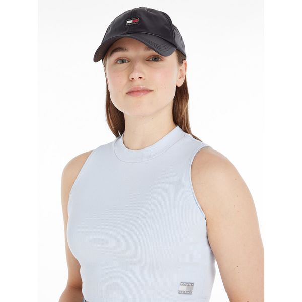 Tommy Jeans Шапка с козирка Tommy Jeans Tjw Black Ink Cap AW0AW15465 Black BDS