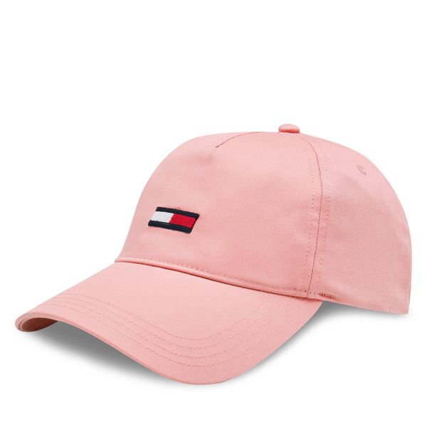 Tommy Jeans Шапка с козирка Tommy Jeans Tjw Elongated Flag 5 Panels Cap AW0AW15842 Розов