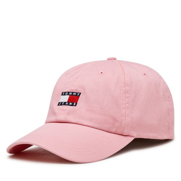Tommy Jeans Шапка с козирка Tommy Jeans Tjw Heritage Cap AW0AW15848 Ballet Pink THA
