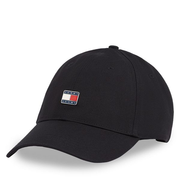 Tommy Jeans Шапка с козирка Tommy Jeans Tjw Heritage Plaque Cap AW0AW16986 Черен