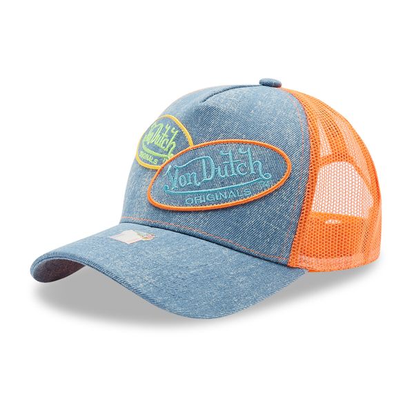 Von Dutch Шапка с козирка Von Dutch Russel 7030040 Син