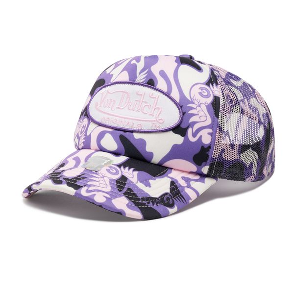 Von Dutch Шапка с козирка Von Dutch Tampa 7030165 Purple Camo