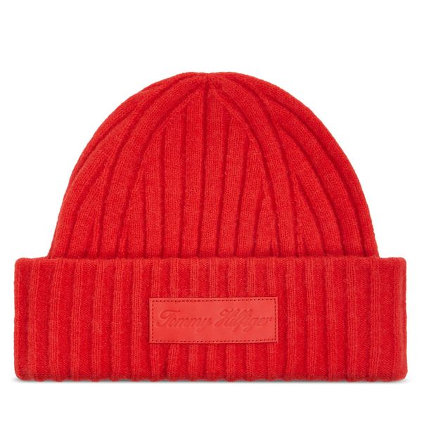 Tommy Hilfiger Шапка Tommy Hilfiger Tommy Twist Beanie AW0AW15325 Fireworks SNE