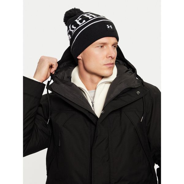 Under Armour Шапка Under Armour M Halftime Pom Beanie 1386634-001 Черен