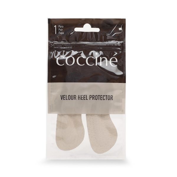 Coccine Силиконови пластири за пети Coccine Velour Heel Protector 665/90/05AZ Бежов