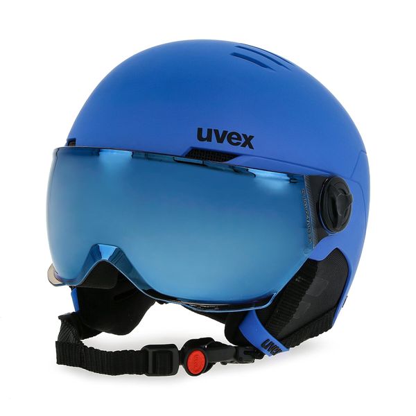 Uvex Скиорска каска Uvex Rocket Jr Visor 56/6/263/20 Син