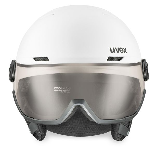 Uvex Скиорска каска Uvex Wanted Visor Pro V 56/6/316/14/05 Бял