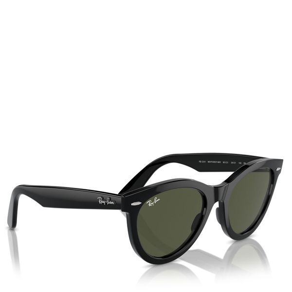 Ray-Ban Слънчеви очила Ray-Ban Wayfarer Way 0RB2241 901/31 Black/Green