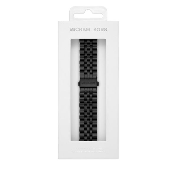 Michael Kors Сменяема каишка за часовник Apple Watch Michael Kors MKS8056E Black