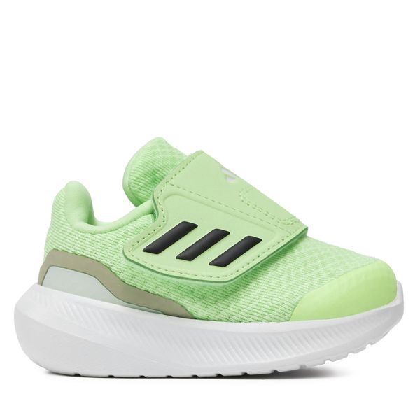 adidas Сникърси adidas RunFalcon 3.0 Hook-and-Loop IE5903 Зелен