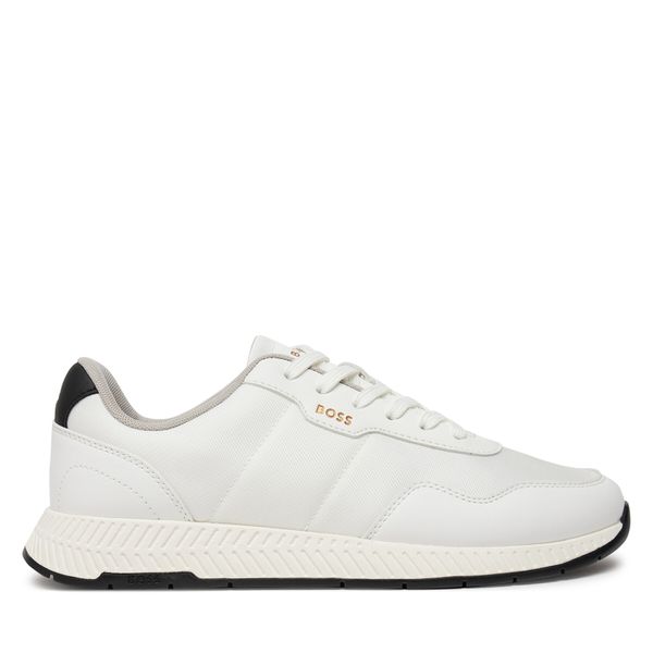BOSS Сникърси Boss Titanium Runn 50523180 Бял