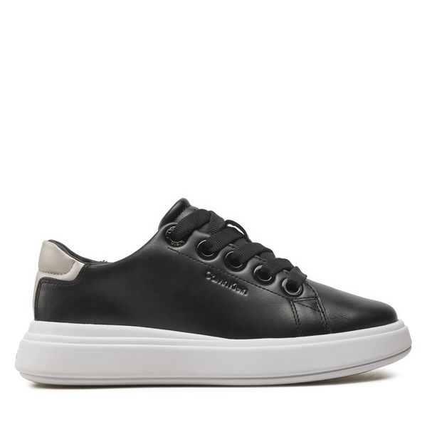 Calvin Klein Сникърси Calvin Klein Cupsole Lace Up Lth HW0HW02085 Черен