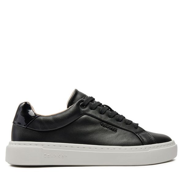 Calvin Klein Сникърси Calvin Klein Cupsole Lace Up W/Ml Lth HW0HW02119 Черен
