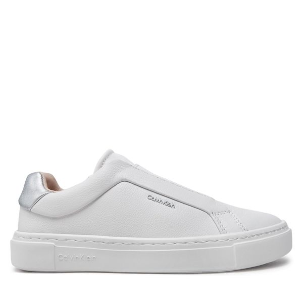 Calvin Klein Сникърси Calvin Klein Cupsole Slip On W/Ml HW0HW02289 Бял