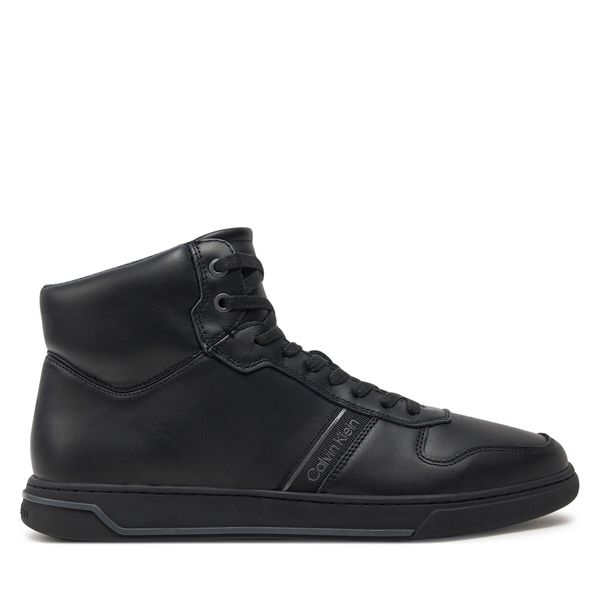 Calvin Klein Сникърси Calvin Klein High Top Lace Up Logo HM0HM01492 Черен