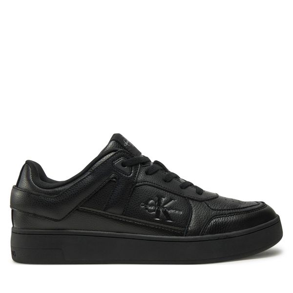 Calvin Klein Jeans Сникърси Calvin Klein Jeans Basket Cup Low Laceup Tumbled YM0YM01150 Черен