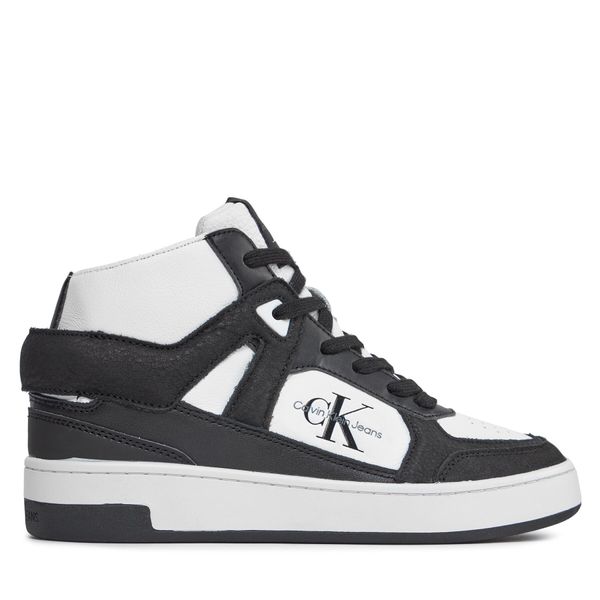 Calvin Klein Jeans Сникърси Calvin Klein Jeans Basket Cupsole High Mix Ml Fad YW0YW01300 Black/Bright White 0GM