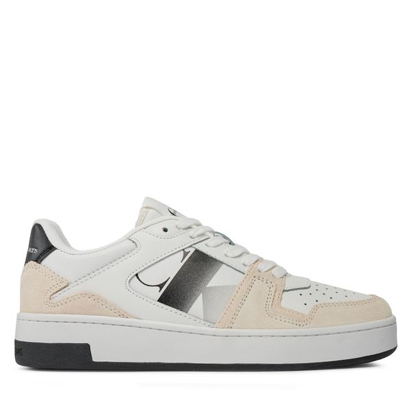 Calvin Klein Jeans Сникърси Calvin Klein Jeans Basket Cupsole Lace Mix Nbs Sat YW0YW01446 Бял