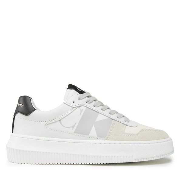 Calvin Klein Jeans Сникърси Calvin Klein Jeans Basket Cupsole Low Lth Mono YW0YW00876 Бял
