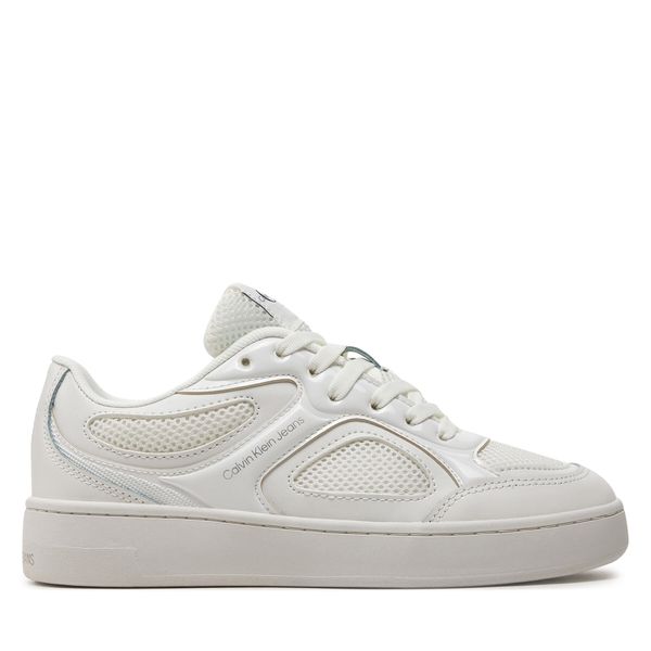 Calvin Klein Jeans Сникърси Calvin Klein Jeans Basket Cupsole Low Mix In Met YW0YW01387 Бял