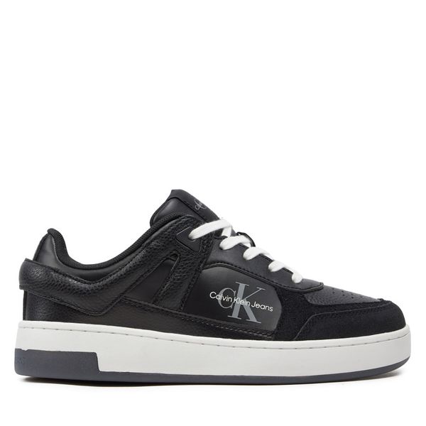 Calvin Klein Jeans Сникърси Calvin Klein Jeans Basket Cupsole Low Mix Ml Mtr YW0YW01490 Черен