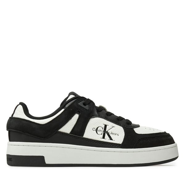 Calvin Klein Jeans Сникърси Calvin Klein Jeans Basket Cupsole Low Ml Mix YW0YW01579 Черен