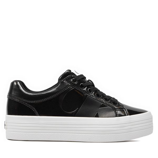Calvin Klein Jeans Сникърси Calvin Klein Jeans Bold Vulc Flatf Low Lth Nbs Mr YW0YW01408 Черен