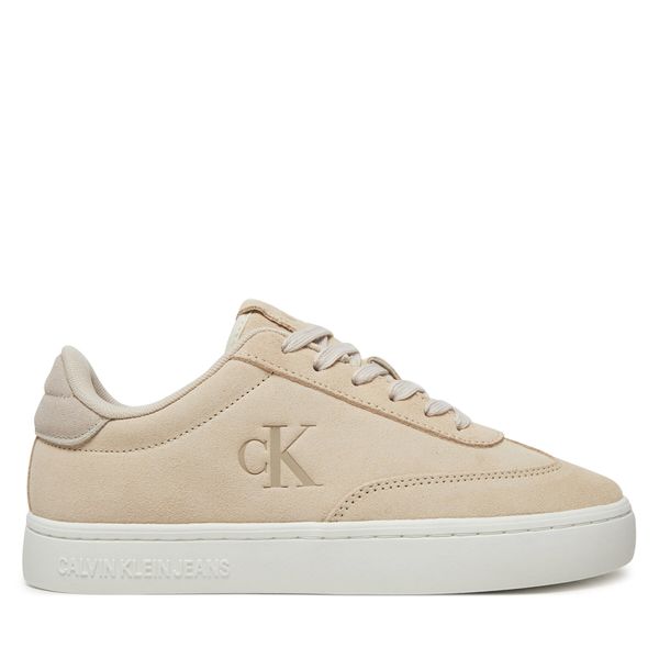 Calvin Klein Jeans Сникърси Calvin Klein Jeans Classic Cupsole Laceup Wt Wm YW0YW01833 Екрю