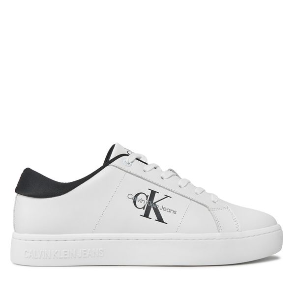 Calvin Klein Jeans Сникърси Calvin Klein Jeans Classic Cupsole Low Laceup Lth YM0YM00864 Бежов