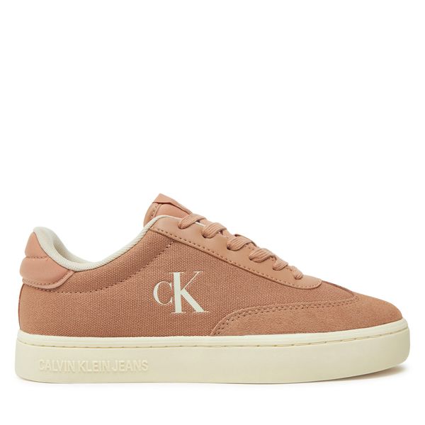 Calvin Klein Jeans Сникърси Calvin Klein Jeans Classic Cupsole Low Mix Mg Wn YW0YW01636 Розов