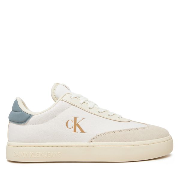 Calvin Klein Jeans Сникърси Calvin Klein Jeans Classic Cupsole Low Mix Mg YM0YM01169 Екрю