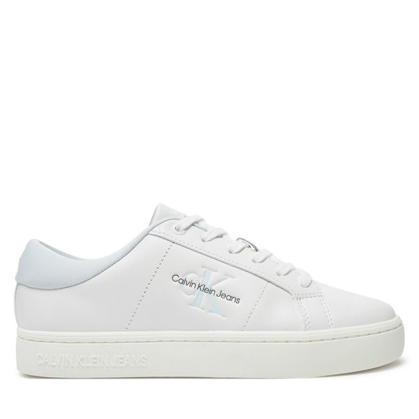 Calvin Klein Jeans Сникърси Calvin Klein Jeans Classic Cupsole Lowlaceup Lth Wn YW0YW01444 Бял