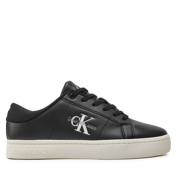 Calvin Klein Jeans Сникърси Calvin Klein Jeans Classic Cupsole Lowlaceup Lth Wn YW0YW01444 Черен